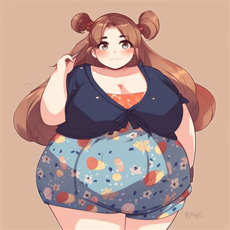 cute chubby anime girl|Super